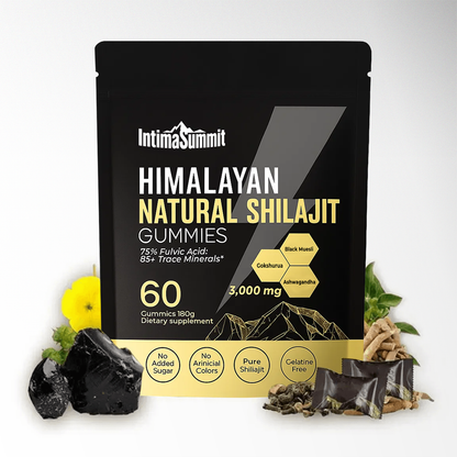 IntimaSummit Himalayan Shilajit Gold Gummies | Revive Your Energy with Just 1 Gummy a Day
