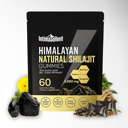 IntimaSummit Himalayan Shilajit Gold Gummies | Revive Your Energy with Just 1 Gummy a Day