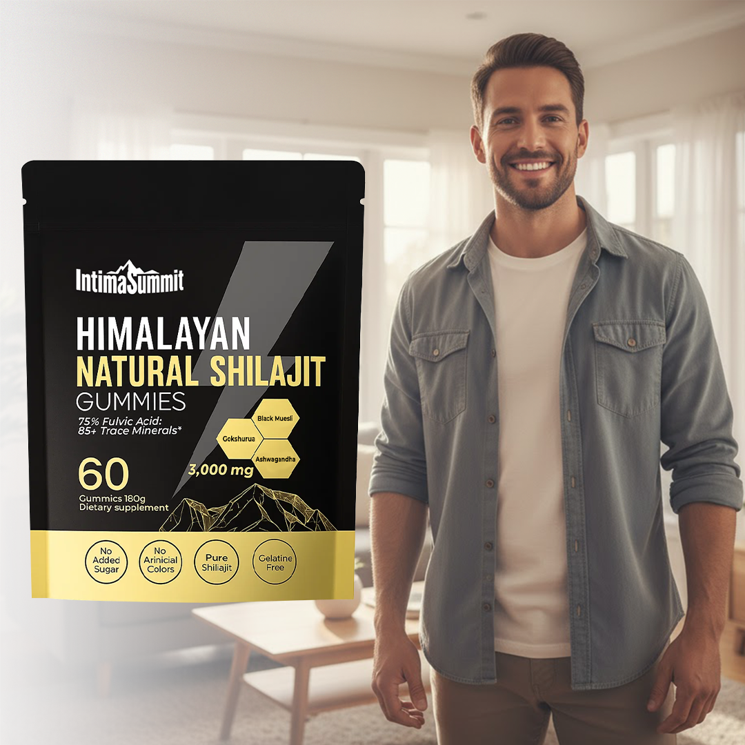 IntimaSummit Himalayan Shilajit Gold Gummies | Revive Your Energy with Just 1 Gummy a Day