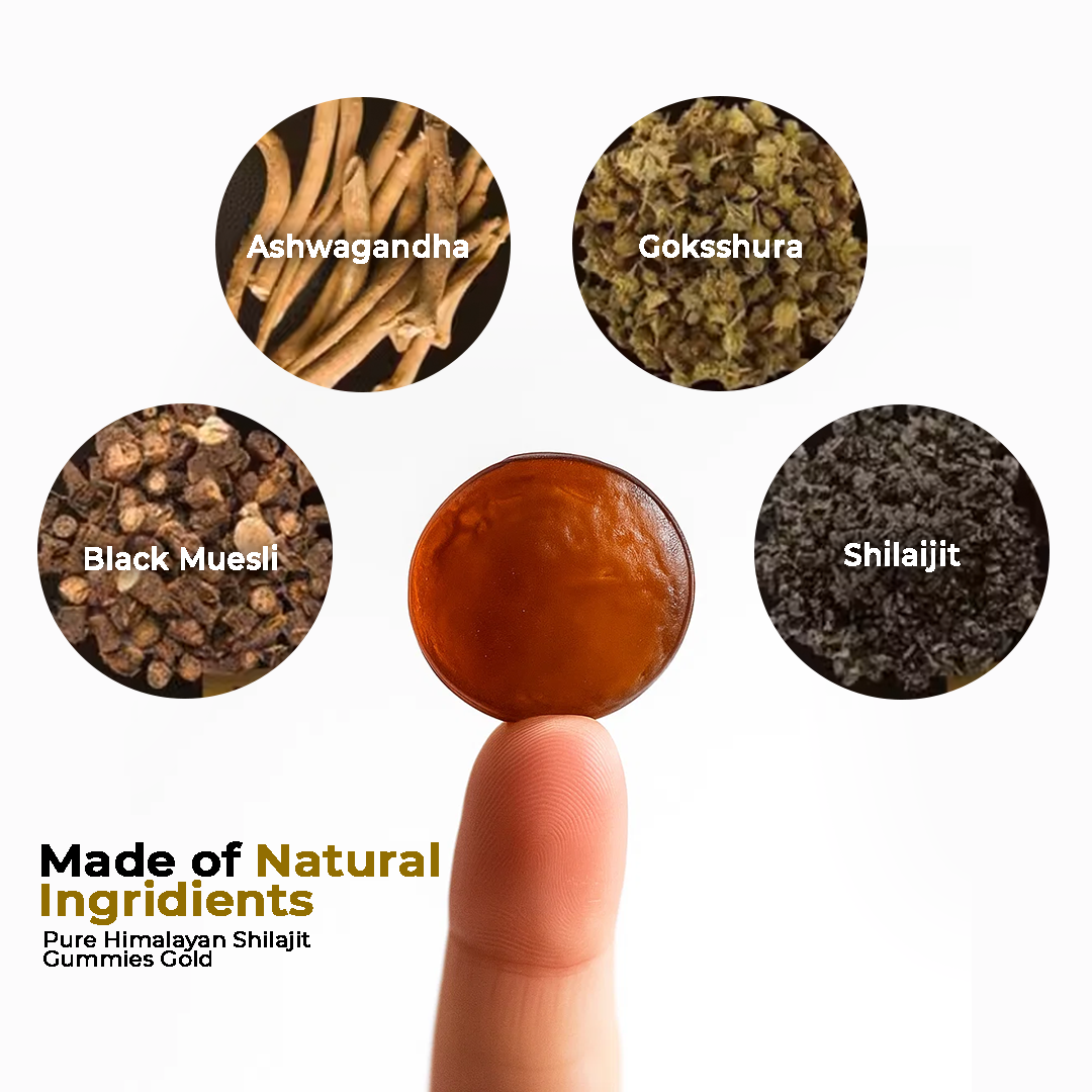 IntimaSummit Himalayan Shilajit Gold Gummies | Revive Your Energy with Just 1 Gummy a Day