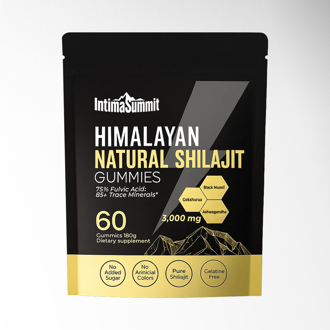 IntimaSummit Himalayan Shilajit Gold Gummies | Revive Your Energy with Just 1 Gummy a Day
