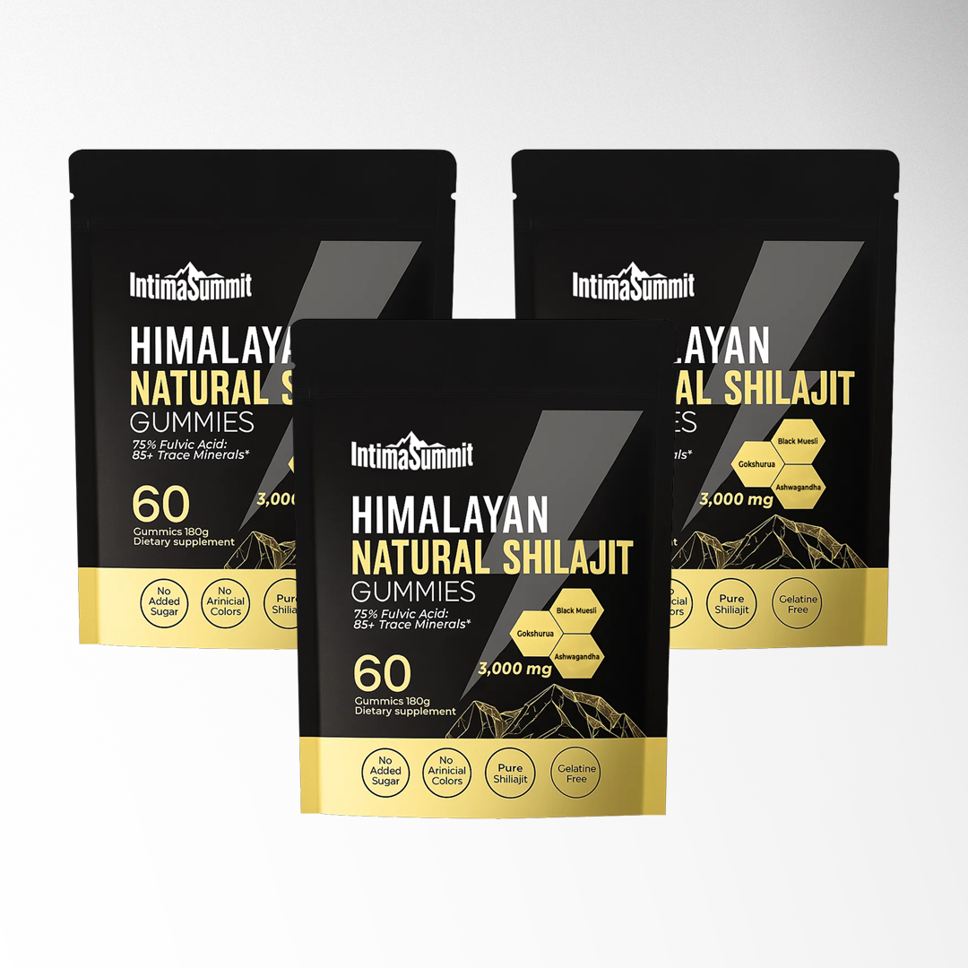 IntimaSummit Himalayan Shilajit Gold Gummies | Revive Your Energy with Just 1 Gummy a Day