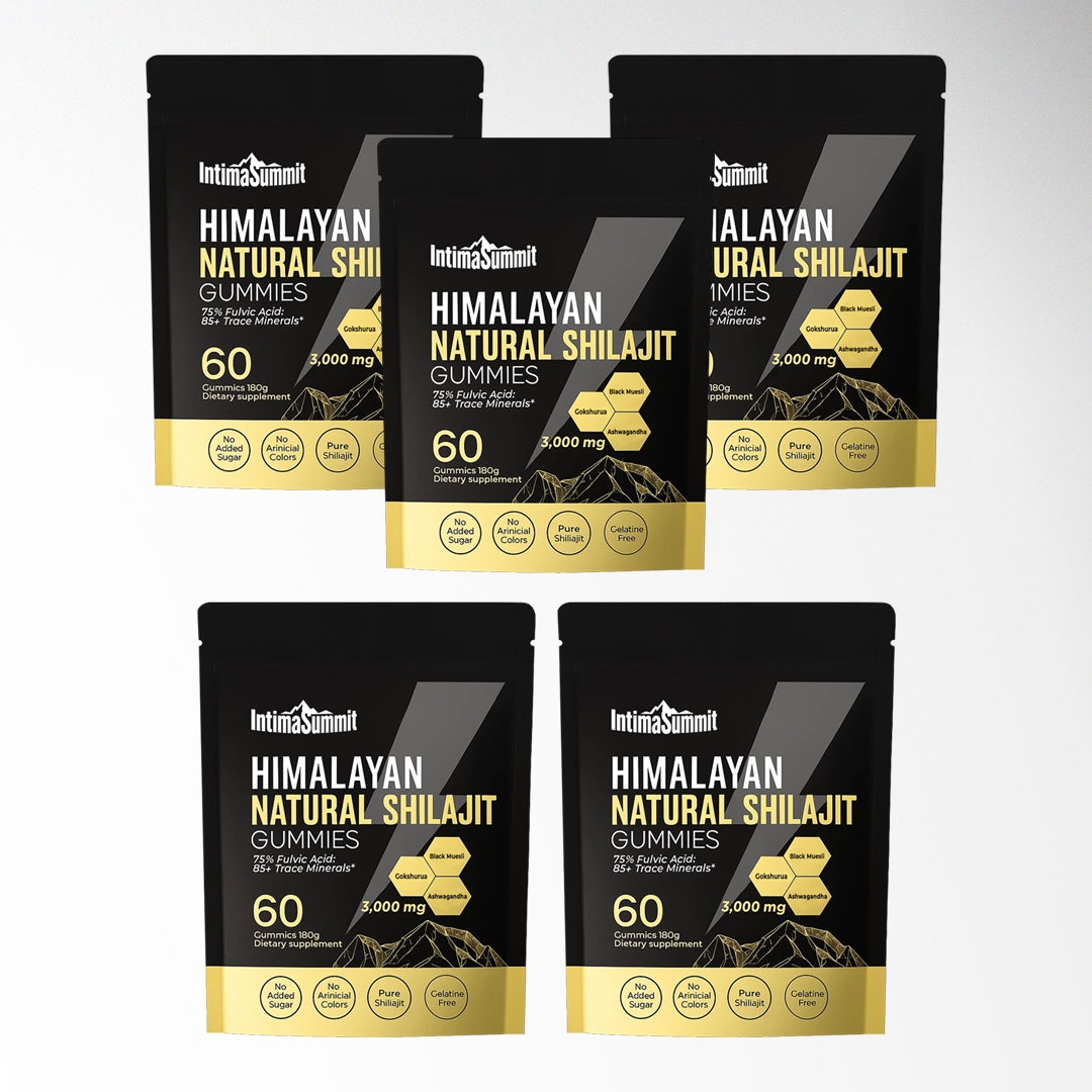 IntimaSummit Himalayan Shilajit Gold Gummies | Revive Your Energy with Just 1 Gummy a Day